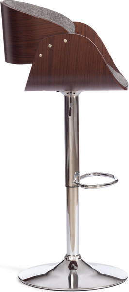 Изображение товара Стул барный Tetchair Lando (серый/орех/хром)