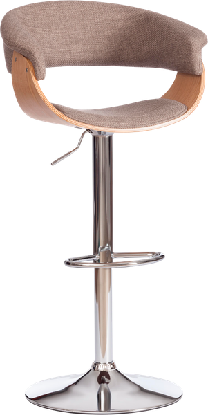 Изображение товара Стул барный Tetchair Vimta (бежевый/натуральный/хром)