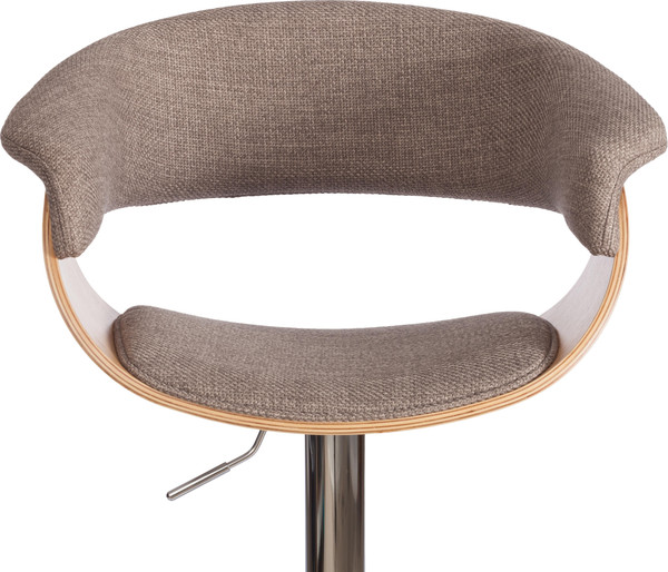 Изображение товара Стул барный Tetchair Vimta (бежевый/натуральный/хром)