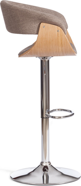 Изображение товара Стул барный Tetchair Vimta (бежевый/натуральный/хром)