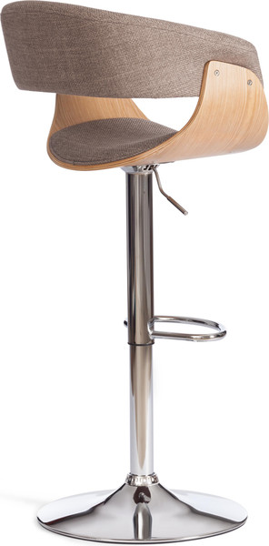 Изображение товара Стул барный Tetchair Vimta (бежевый/натуральный/хром)