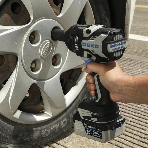 Изображение товара Аккумуляторный гайковерт Deko ZKIS20 Pro Max / 083-1089