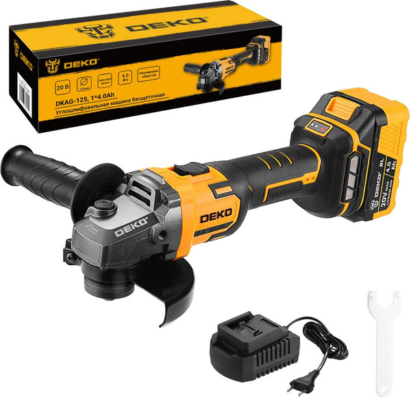 Изображение товара Угловая шлифовальная машина Deko DKAG-125 / 083-1063
