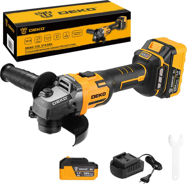 Изображение товара Угловая шлифовальная машина Deko DKAG-125 / 083-1064