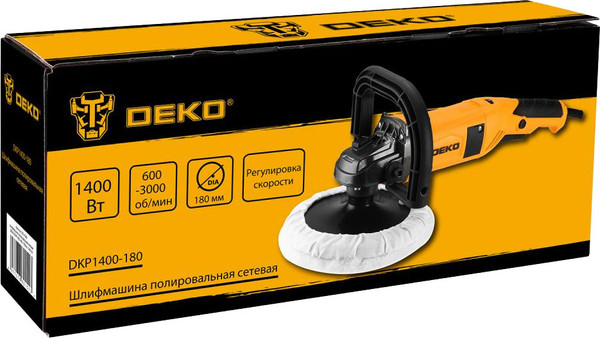 Изображение товара Полировальная машина Deko DKP1400-180 / 083-1049