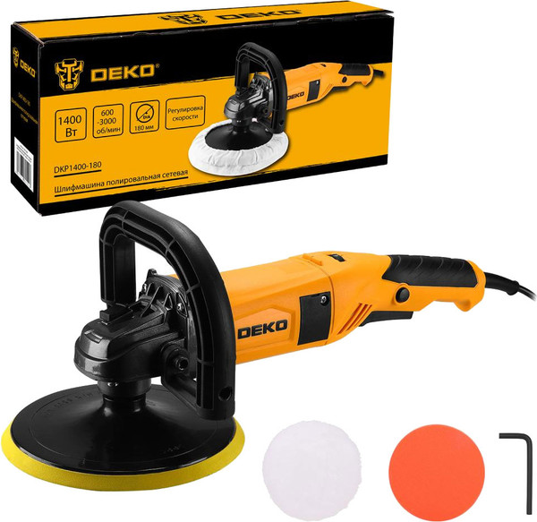 Изображение товара Полировальная машина Deko DKP1400-180 / 083-1049