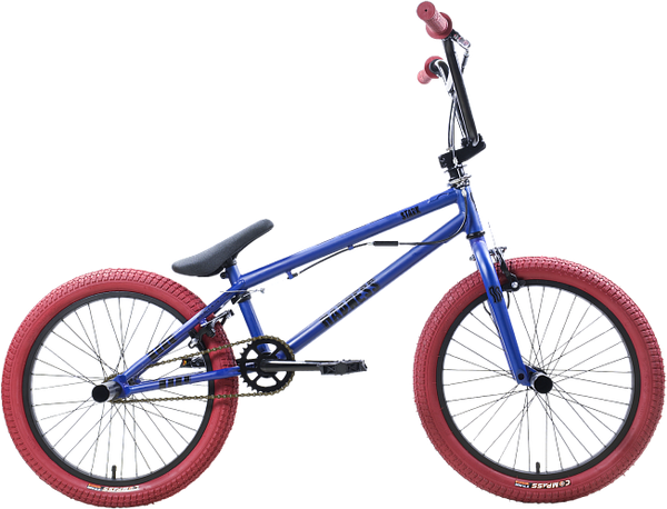 Изображение товара Велосипед STARK Madness BMX 2 2025 (фиолетовый матовый/черный/бургунди, разобранный, в коробке)