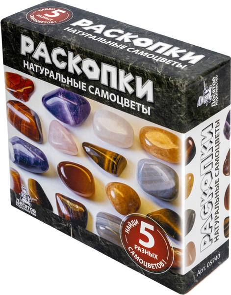 Изображение товара Набор для опытов Десятое королевство Раскопки. Натуральные самоцветы / 05740