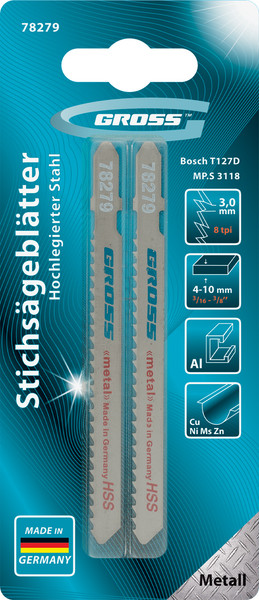 Изображение товара Набор пильных полотен Gross 78279