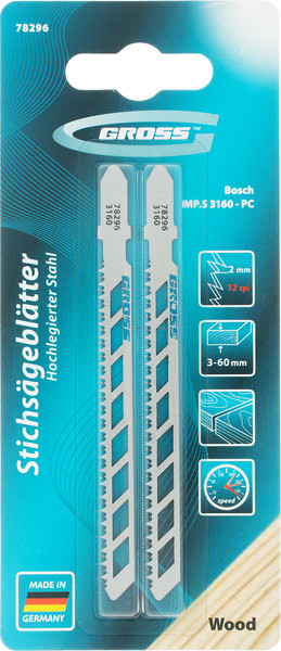 Изображение товара Набор пильных полотен Gross 78296