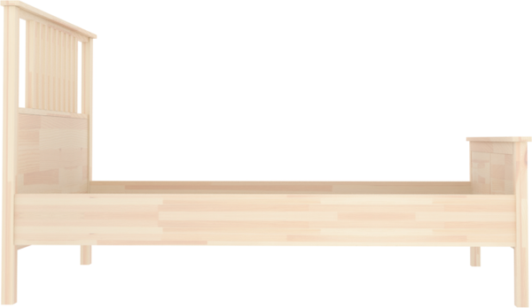 Изображение товара Двуспальная кровать ФанДОК 160x200 / Ф-156.02-01 (лак)