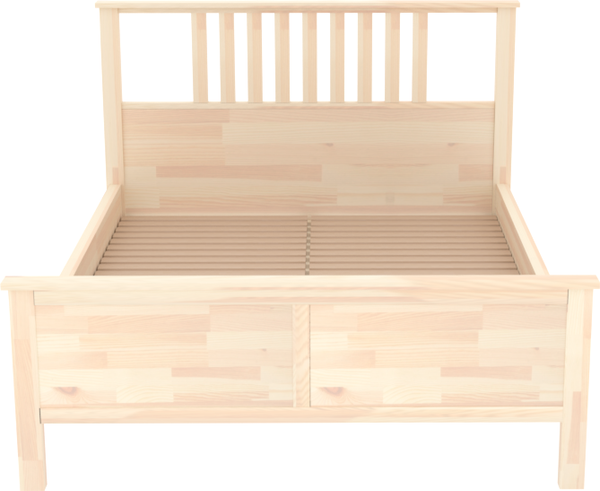 Изображение товара Двуспальная кровать ФанДОК 160x200 / Ф-156.02-01 (лак)