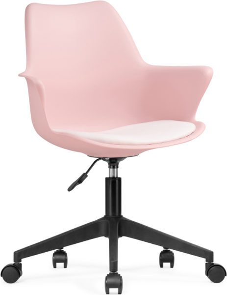 Изображение товара Кресло офисное Woodville Tulin (белый/розовый/черный)