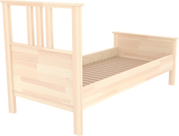 Изображение товара Двуспальная кровать ФанДОК 90x200 / Ф-156.03-01 (лак)