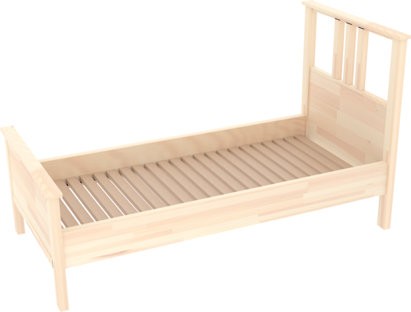 Изображение товара Двуспальная кровать ФанДОК 90x200 / Ф-156.03-01 (лак)