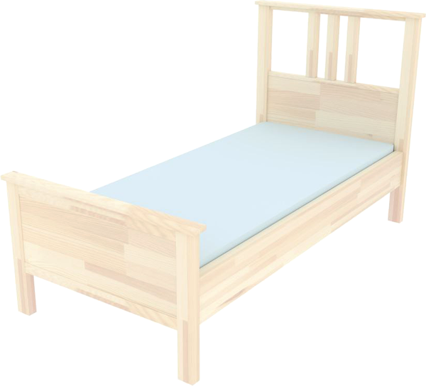 Изображение товара Двуспальная кровать ФанДОК 90x200 / Ф-156.03-01 (лак)