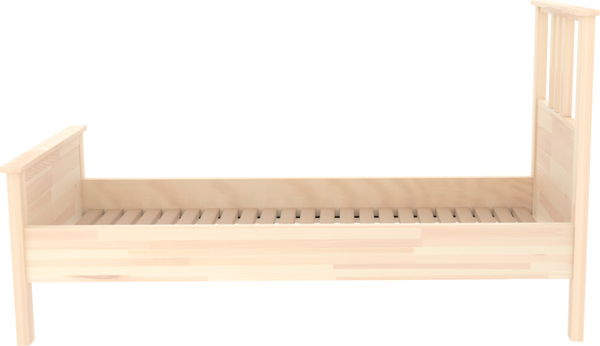 Изображение товара Двуспальная кровать ФанДОК 90x200 / Ф-156.03-01 (лак)