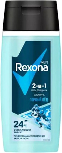 Изображение товара Гель для душа Rexona Men Горный лед 2в1 (100мл)