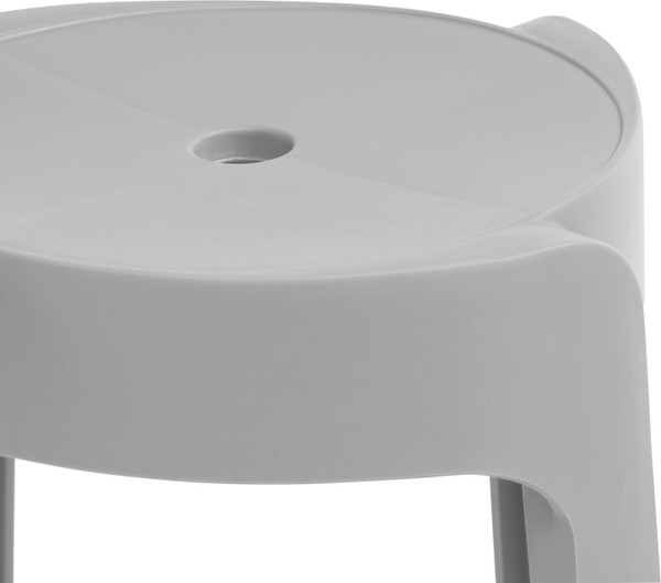 Изображение товара Табурет пластиковый Woodville Bovel (серый)
