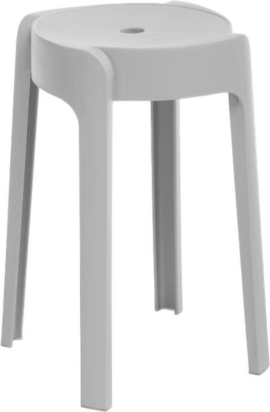 Изображение товара Табурет пластиковый Woodville Bovel (серый)