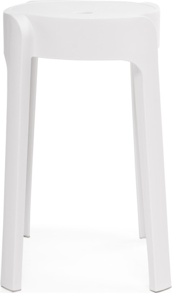 Изображение товара Табурет пластиковый Woodville Bovel (белый)