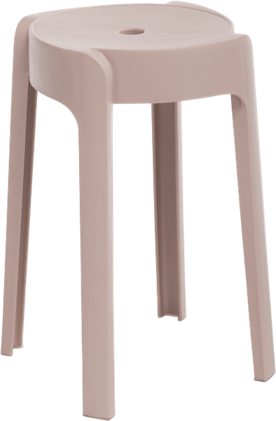 Изображение товара Табурет пластиковый Woodville Bovel (шампань)