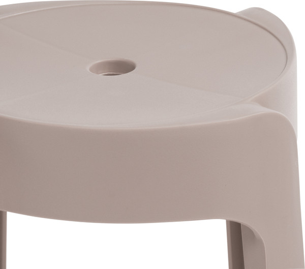 Изображение товара Табурет пластиковый Woodville Bovel (шампань)