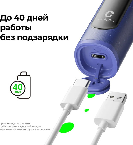 Изображение товара Звуковая зубная щетка Oclean X Lite (серый)