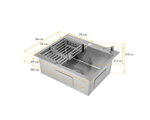 Изображение товара Мойка кухонная Axus LS-5044SD