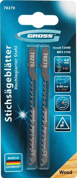 Изображение товара Набор пильных полотен Gross 78270