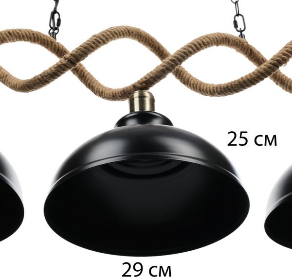 Изображение товара Люстра BayerLux Цех 10340899 (черный)