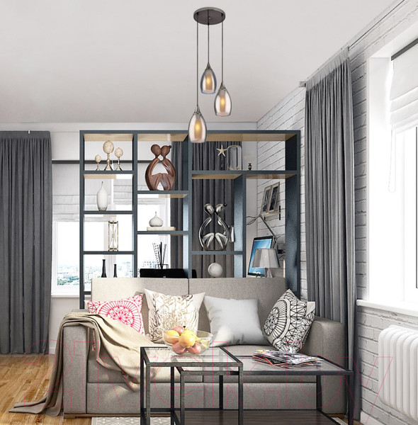 Изображение товара Люстра Евросвет Cosmic 50085/3 (черный жемчуг)