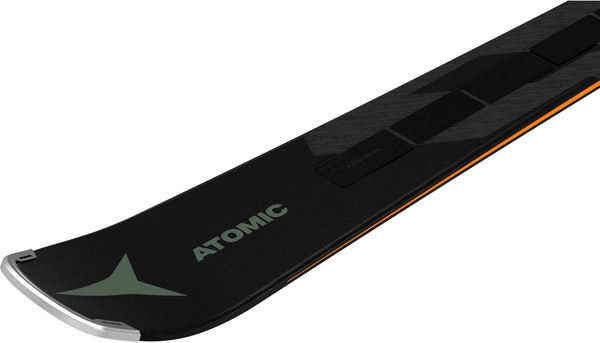 Изображение товара Горные лыжи с креплениями Atomic Ski Redster Q7 Revoshock C&MI 12 GW 2024-2025 / AASS03438176 (р.176, черный/золотой)