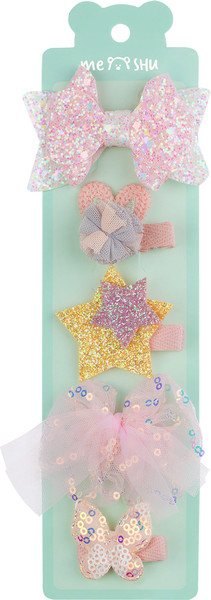 Изображение товара Набор заколок для волос Meshu MS_60660 (5шт, перламутровый)