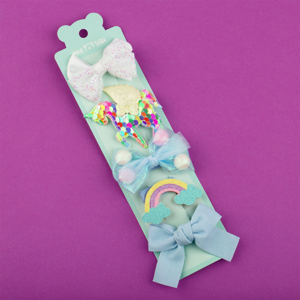 Изображение товара Набор заколок для волос Meshu MS_60658 (5шт, синий)