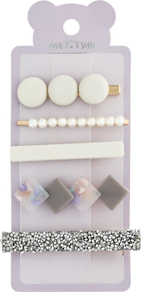 Изображение товара Набор заколок для волос Meshu MS_60648 (5шт, серебристый)