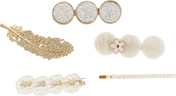 Изображение товара Набор заколок для волос Meshu MS_60653 (5шт, перламутровый)