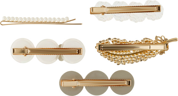 Изображение товара Набор заколок для волос Meshu MS_60653 (5шт, перламутровый)