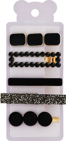 Изображение товара Набор заколок для волос Meshu MS_60647 (5шт, черный)