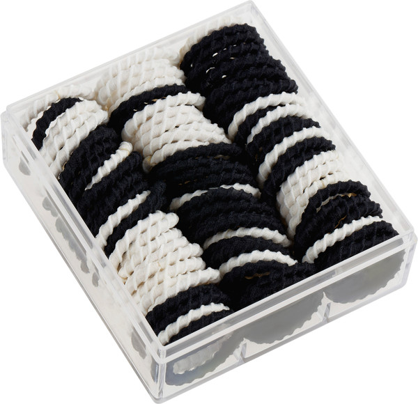 Изображение товара Набор резинок для волос Meshu MS_60604 (90шт, черный/белый)