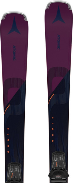 Изображение товара Горные лыжи с креплениями Atomic Ski Wms Cloud Q9&M 10 GW 2023-24 / AASS03076147 (р.147, черный/ягодный)