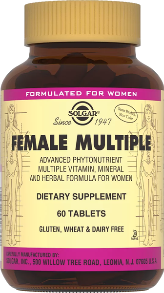 Изображение товара Витаминно-минеральный комплекс Solgar Мультивитаминный и минеральный комплекс для женщин (60 таблеток)