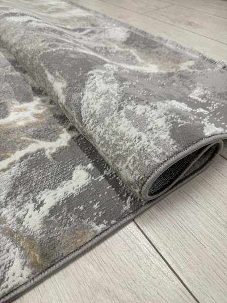 Изображение товара Ковер Radjab Carpet Афина Прямоугольник 9012A / 12881RK (3x5, Grey/Beige)