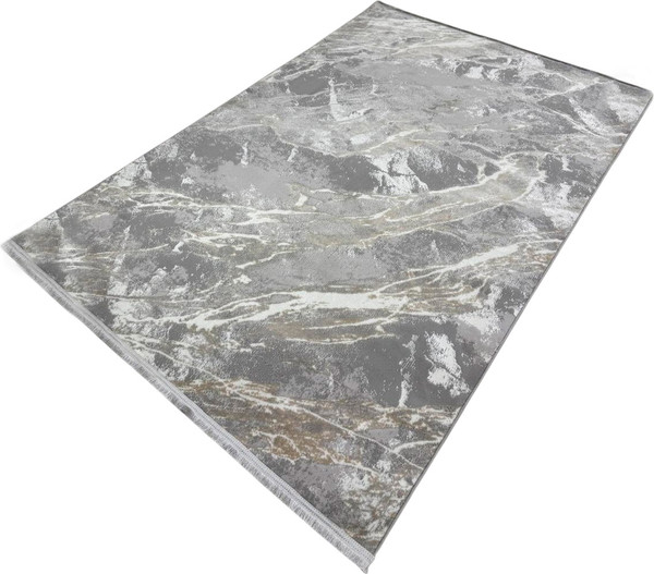 Изображение товара Ковер Radjab Carpet Афина Прямоугольник 9012A / 12880RK (3x4, Grey/Beige)