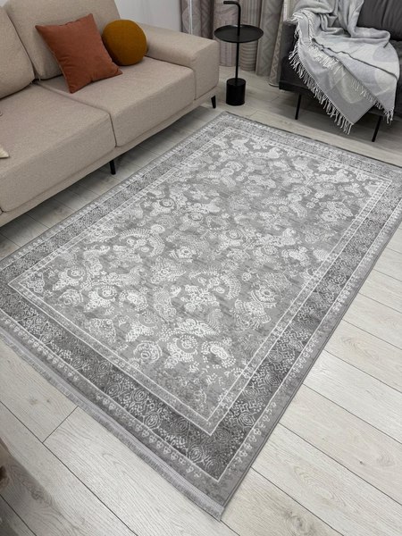 Изображение товара Ковер Radjab Carpet Афина Прямоугольник 9008A / 12790RK (2x2.9, Grey/Cream)