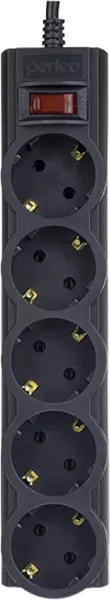 Изображение товара Сетевой фильтр Perfeo Powerx PF-A4714 (черный)