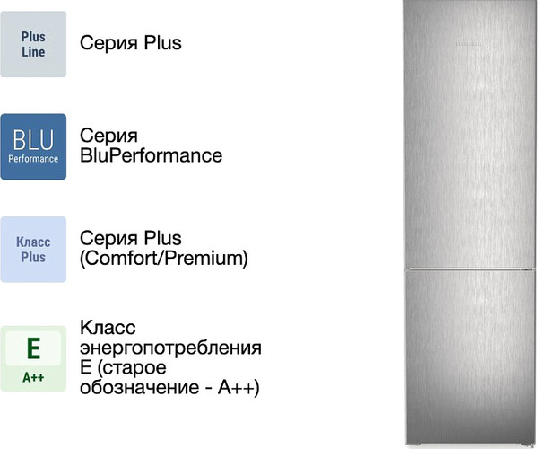 Изображение товара Холодильник с морозильником Liebherr CBNsfc 57vi