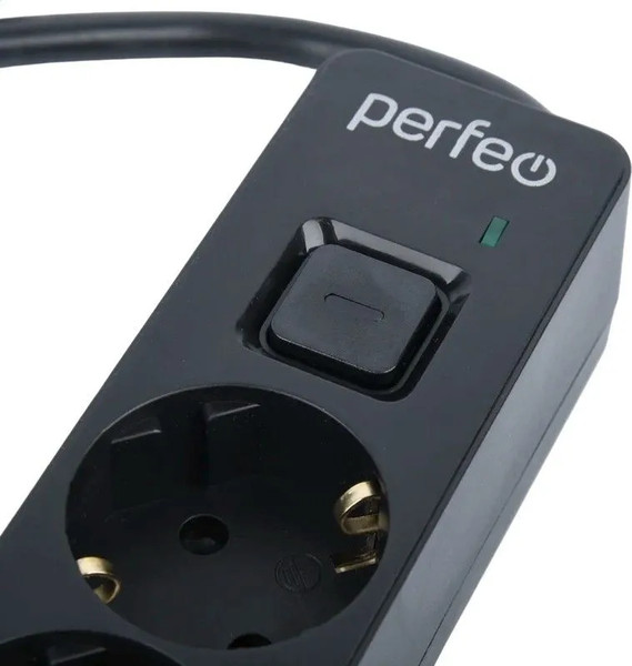 Изображение товара Сетевой фильтр Perfeo Real Stream PF-E1509 (черный)