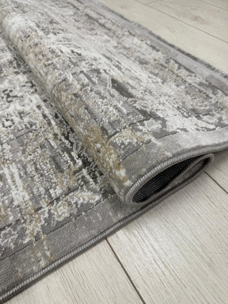 Изображение товара Ковер Radjab Carpet Афина Прямоугольник 9010A / 12817RK (1.6x2.3, Grey/Beige)