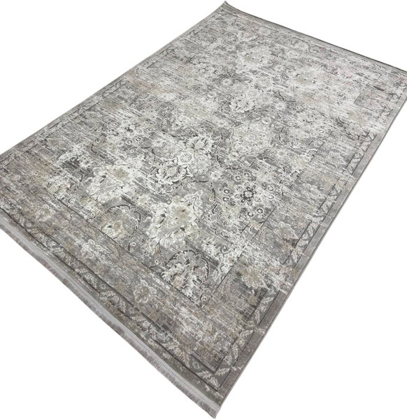 Изображение товара Ковер Radjab Carpet Афина Прямоугольник 9010A / 12817RK (1.6x2.3, Grey/Beige)
